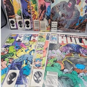 Incredible Hulk Lot of 10 Marvel Comic Books 309, 312, 313, 322, 325, 337, 338 +
